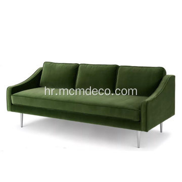 Kauč ​​od zelene tkanine Mirage Grass